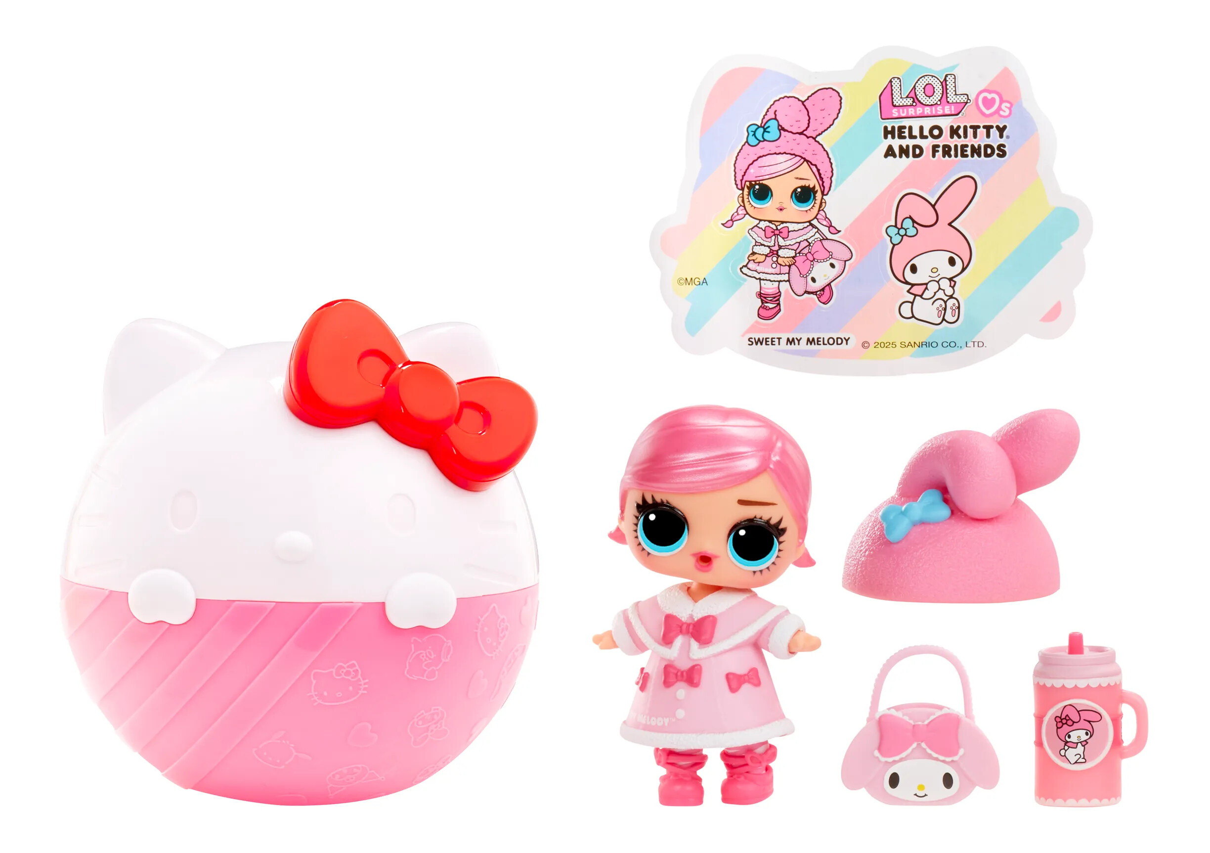 Кукла мини L.O.L. Surprise! Loves Hello Kitty и друзья 00-00019658 - фото 2