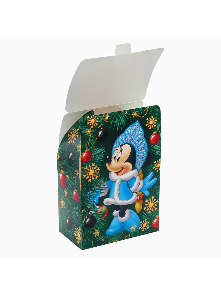 Коробка складная, новогодняя Disney "С Новым годом!", 16 х 24 х 9 см - фото 4