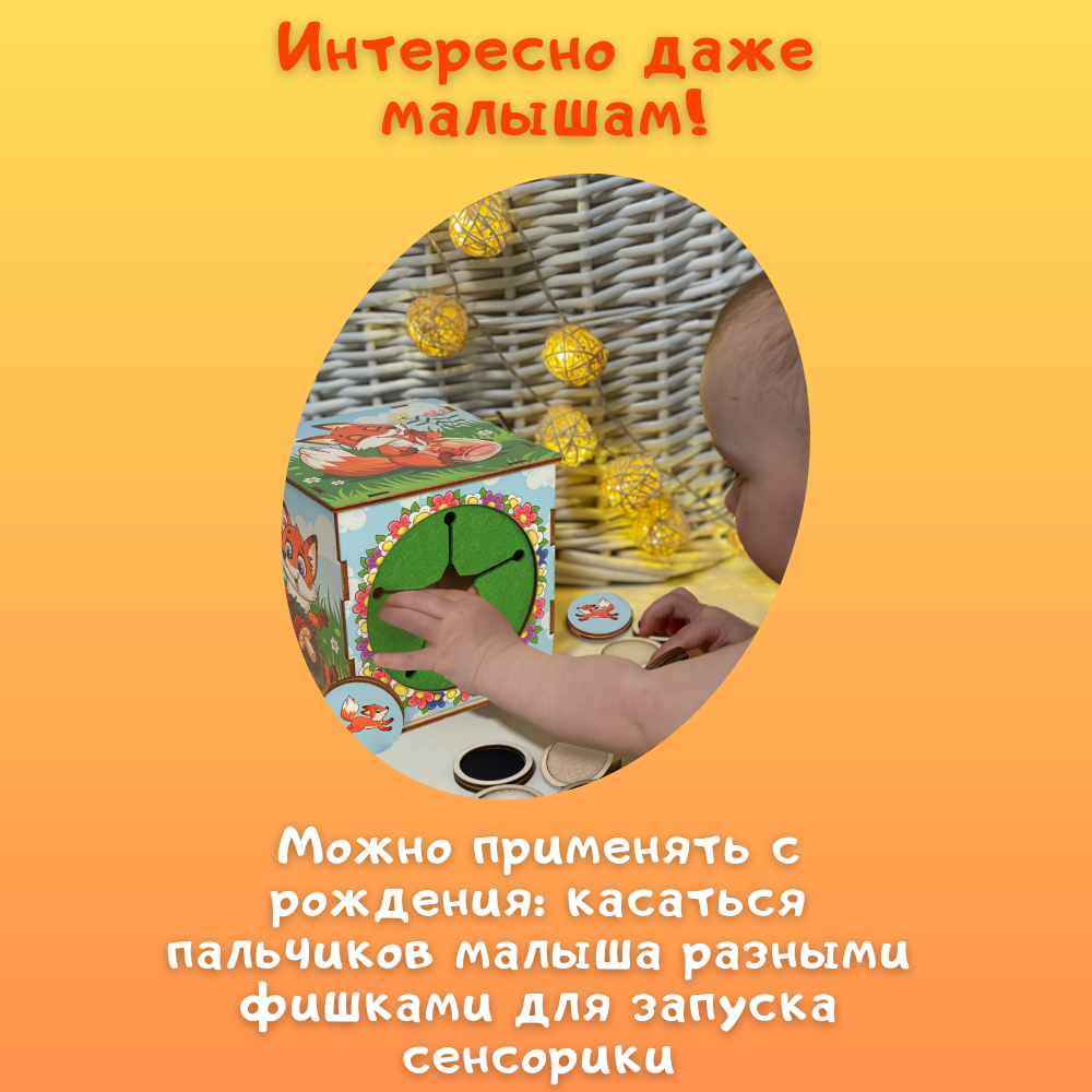 Игрушка CleverFox сортер Монтессори - фото 3