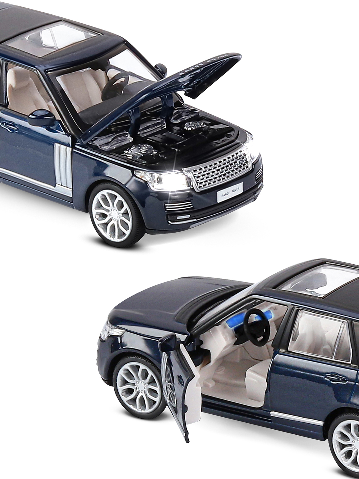 Внедорожник АВТОпанорама Land Rover Range Rover 1:34 JB1251297 - фото 8