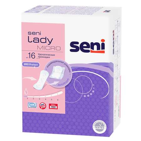Прокладки урологические Seni Lady Micro 16шт