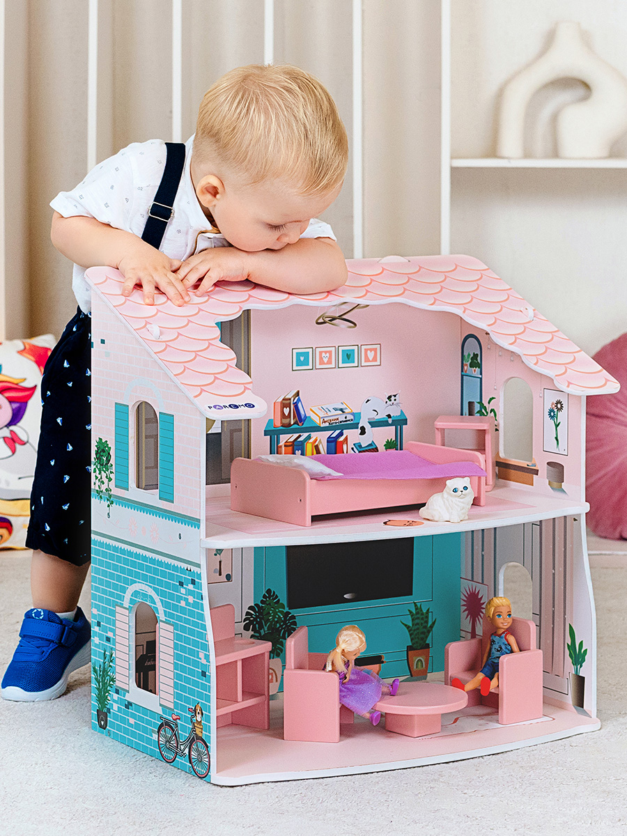 Домик для кукол PAREMO с мебелью PD225-518 - фото 1