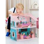 Домик для кукол PAREMO с мебелью