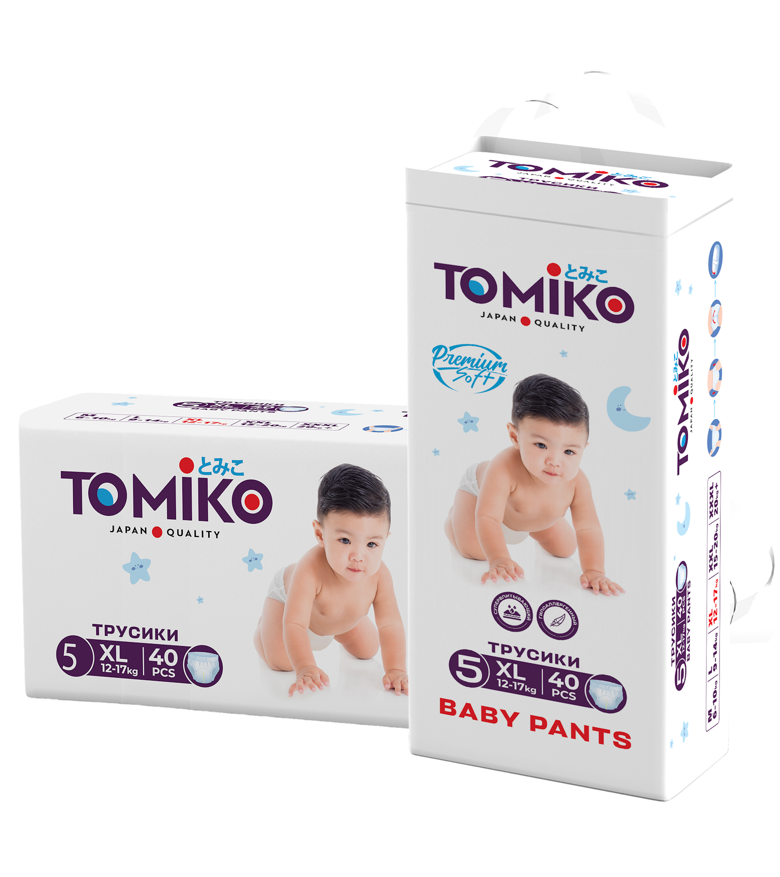 Трусики Tomiko XL (12-20 кг) 40 шт. - фото 3