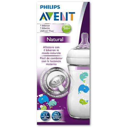Бутылочка Philips Avent Natural 260 мл