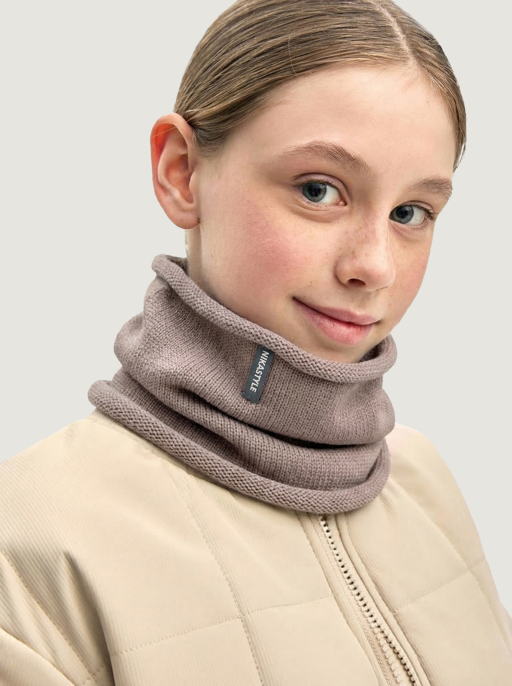 Снуд NIKASTYLE 17м22026 какао - фото 1