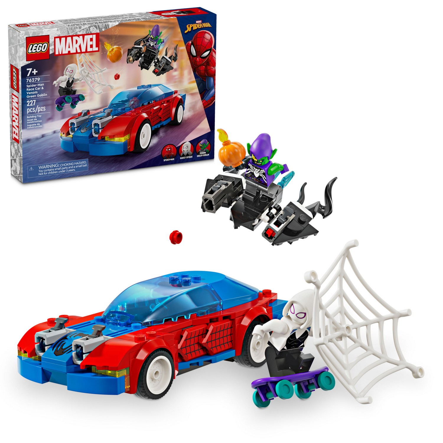 Конструктор LEGO Marvel Super Heroes Машина Человека-паука блочный - фото 1