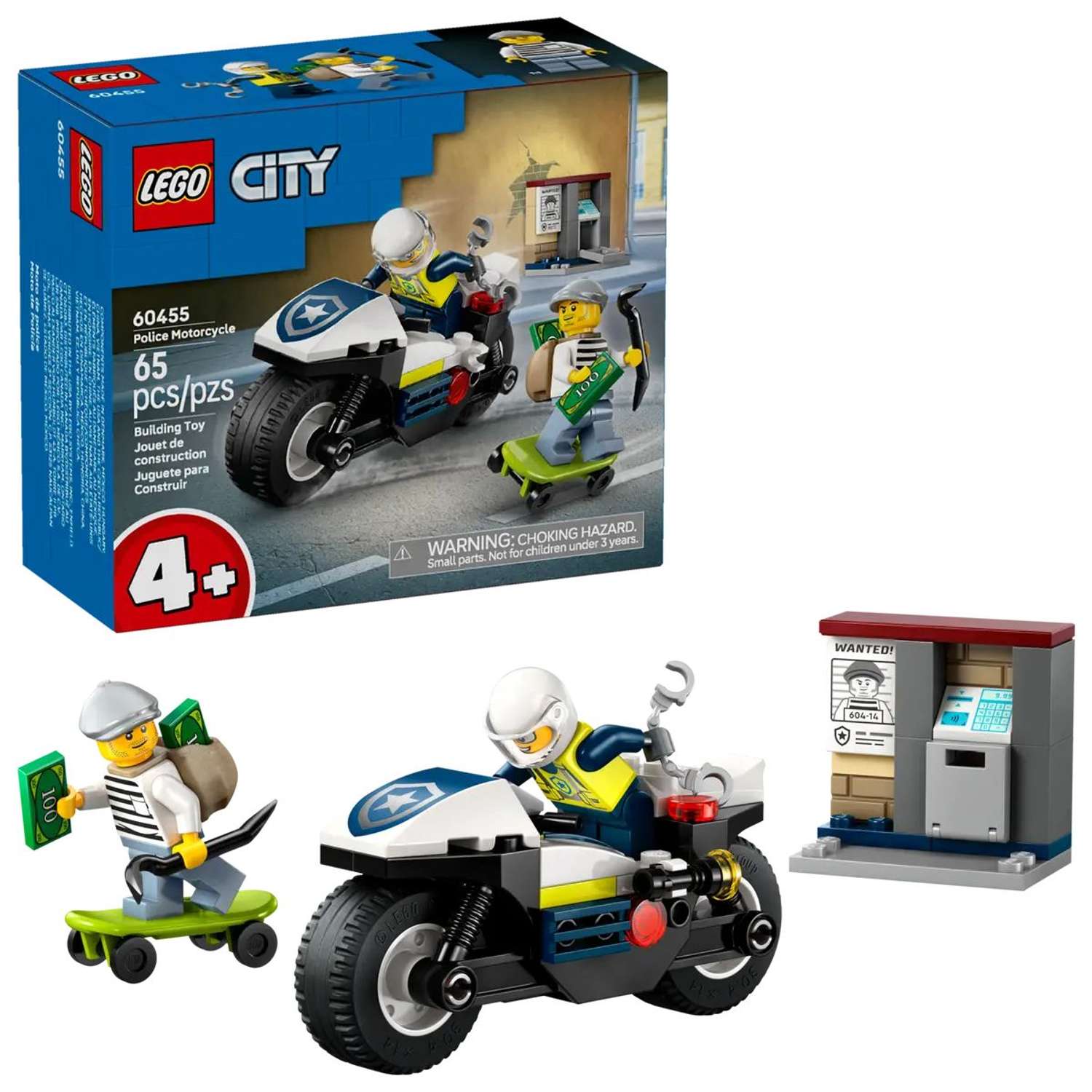 Конструктор LEGO City Погоня блочный - фото 1