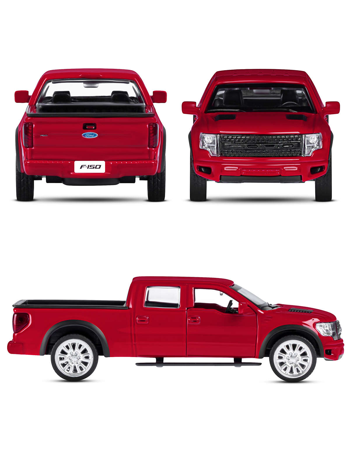 Пикап АВТОпанорама Ford F 150 SVT Raptor 2 1:52 JB1251273 - фото 5