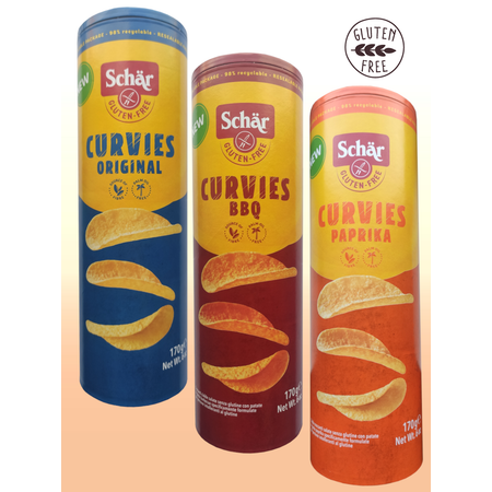 Чипсы безглютеновые Dr.Schar Curvies BBQ 170 г 2 шт
