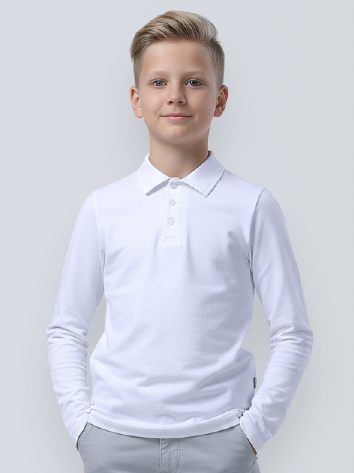 Поло Ladno 601белый - фото 1