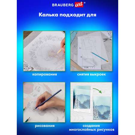 Калька Brauberg 5 лист.