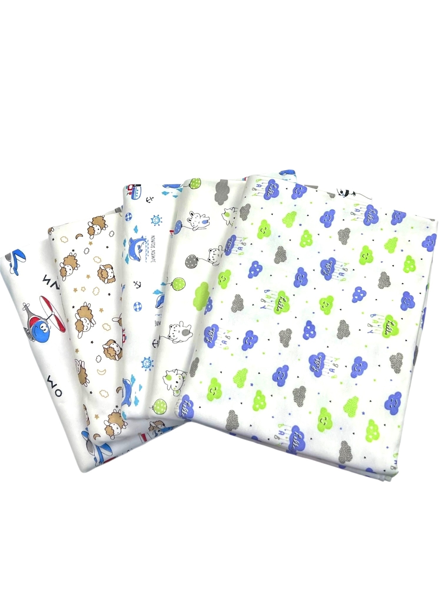 Пелёнка Софьюшка трикотаж 80х100 см 5 шт. - фото 1