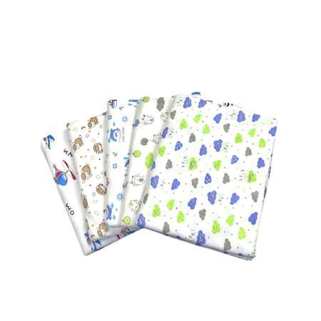 Пелёнка Софьюшка трикотаж 80х100 см 5 шт.