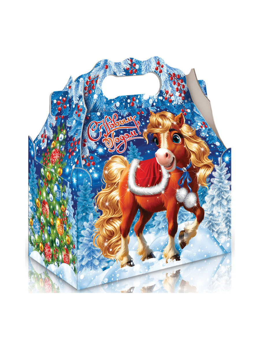 Сладкий новогодний подарок МосУпак бокс для детей 2026 - фото 2