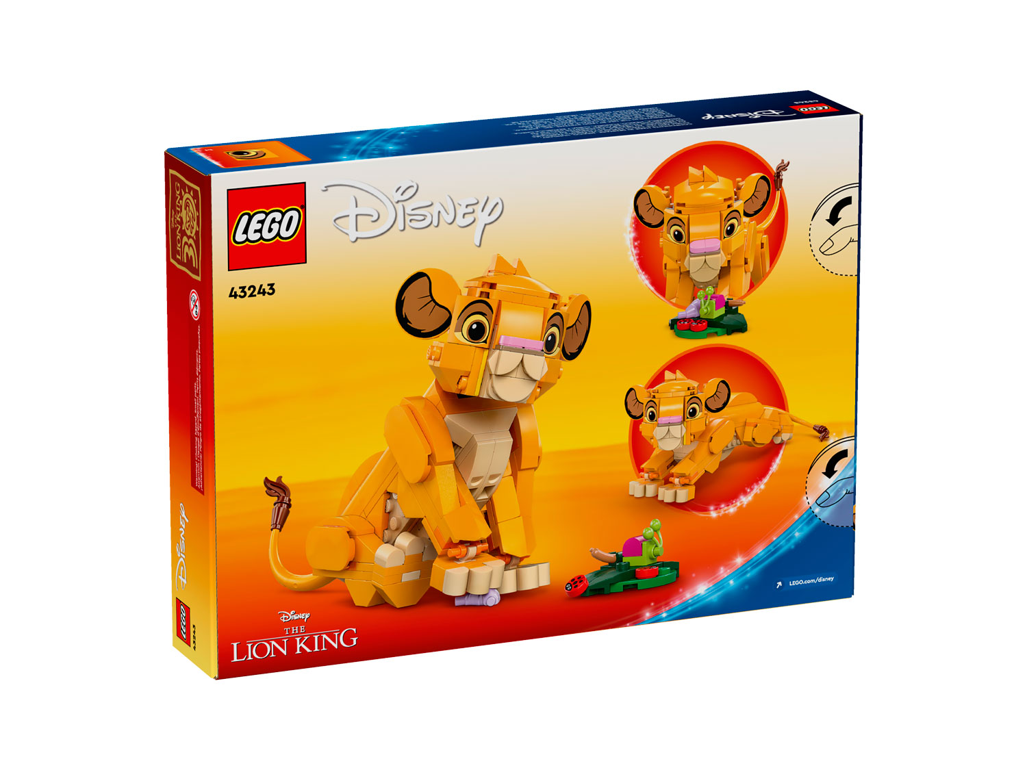 Конструктор LEGO Disney Львёнок Симба 43243 222 дет. - фото 6