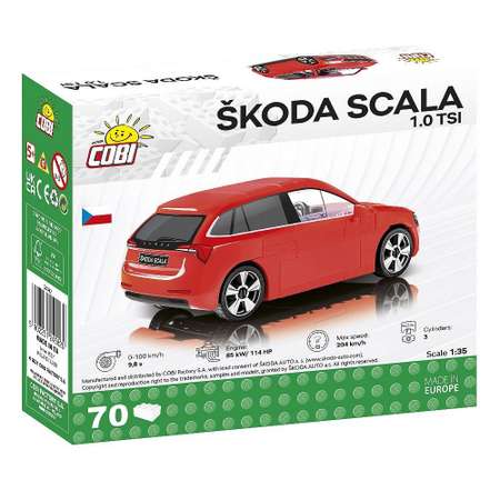 Конструктор COBI Автомобиль Škoda Scala блочный