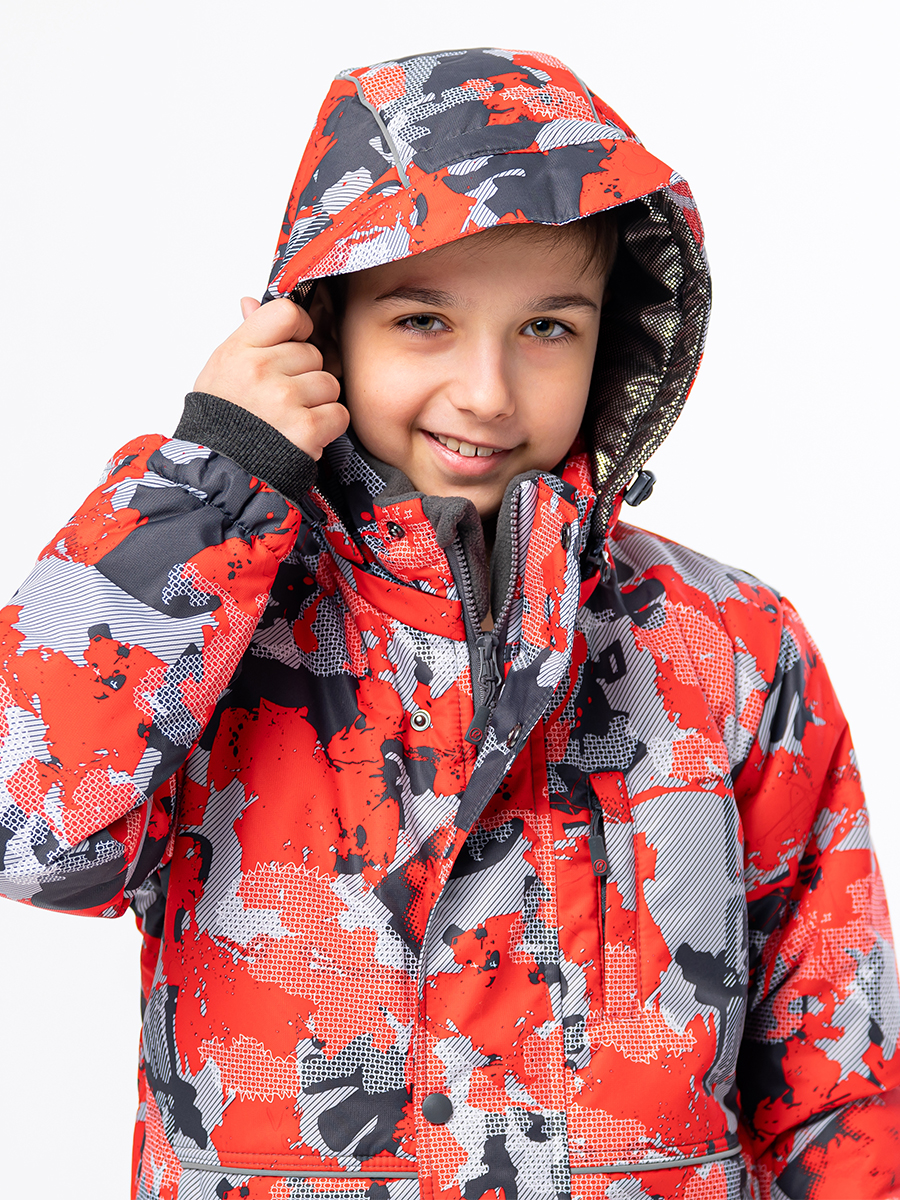 Костюм зимний RODOS М-195_Глобус/Красный - фото 7