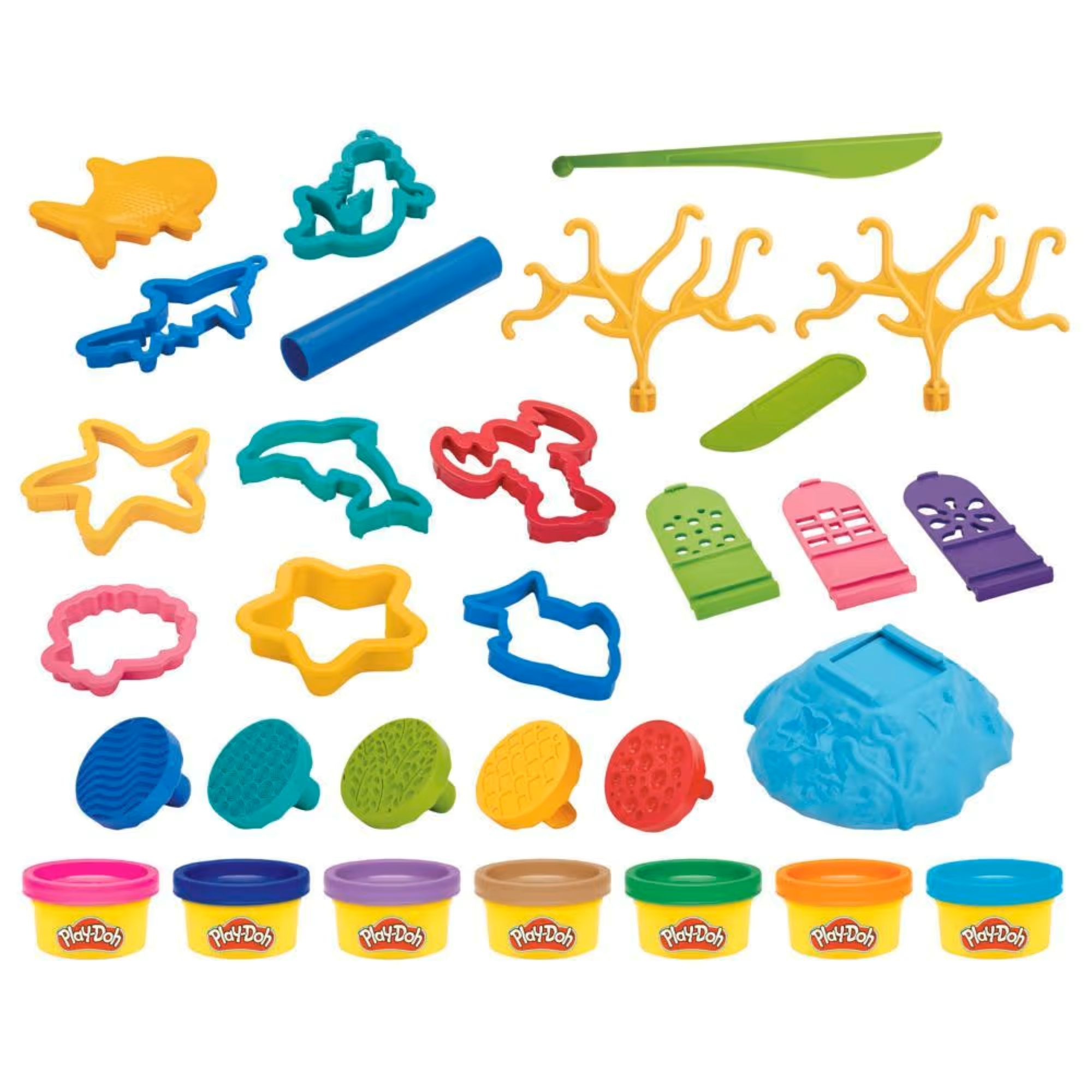 Масса для лепки Hasbro набор Play-Doh Подводный мир 7 цв. - фото 2