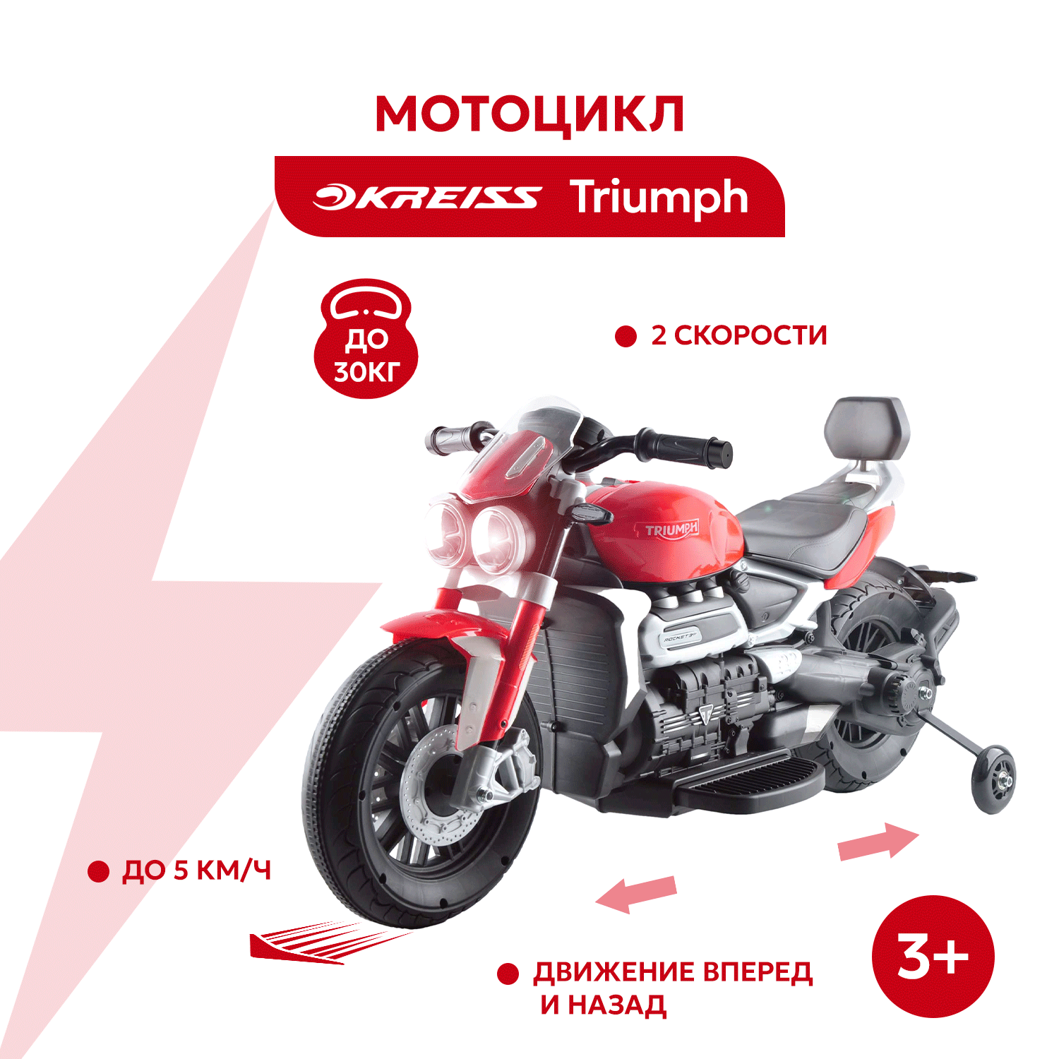 Электромотоцикл Kreiss Triumph - фото 2