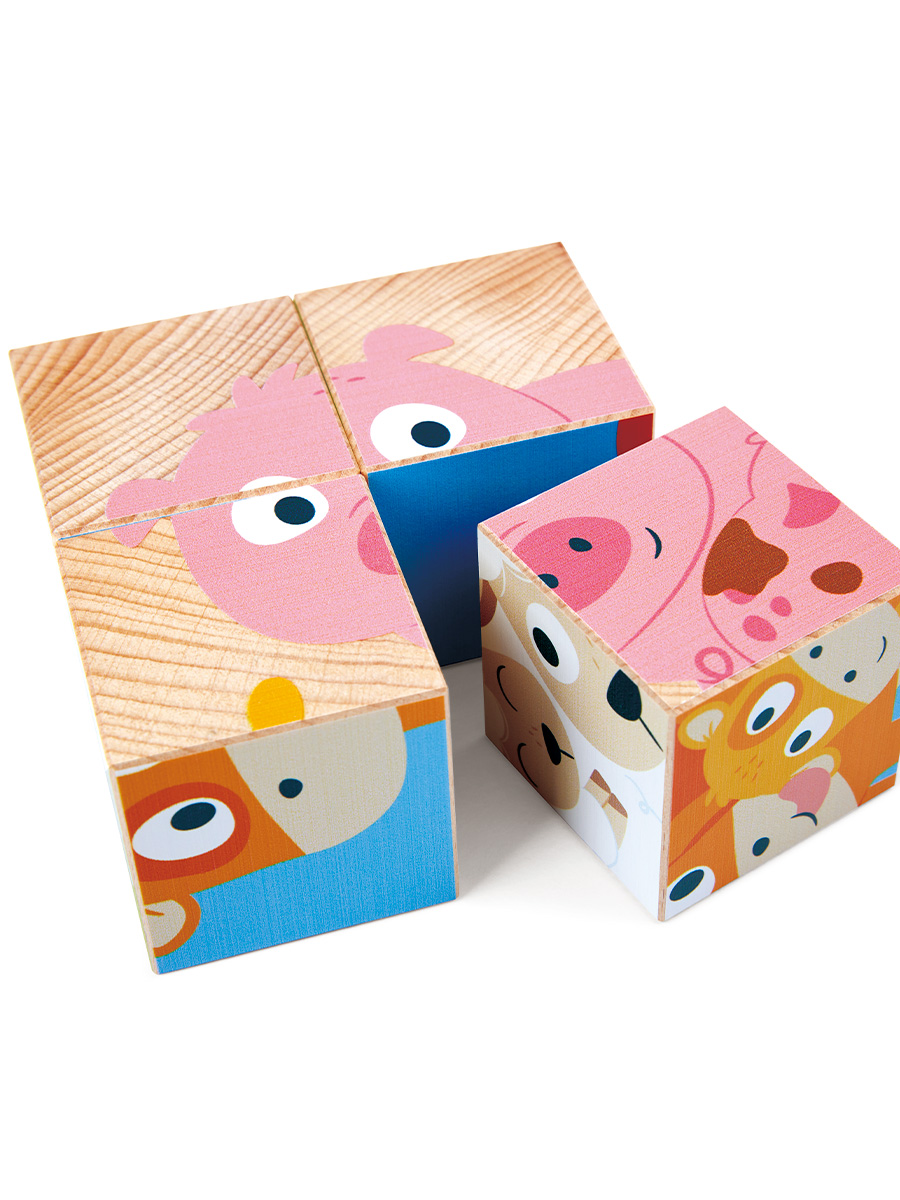 Игрушка Hape кубики Фермерские друзья - фото 2