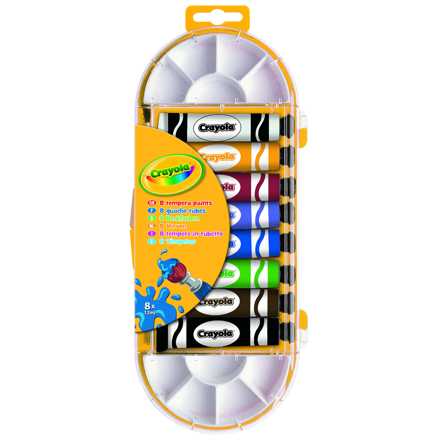 Краски темперные Crayola 8 цв. - фото 1