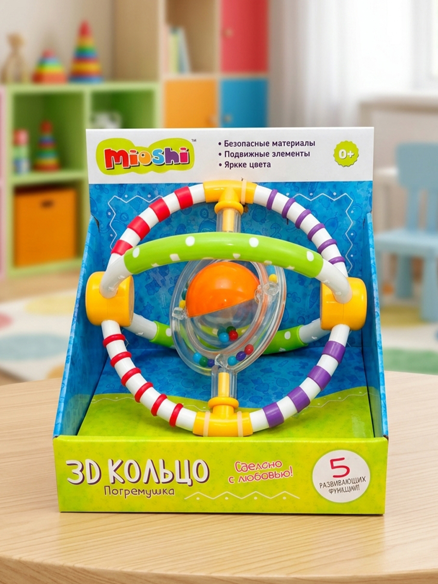 Игрушка Mioshi погремушка Развивающая игрушка - фото 6