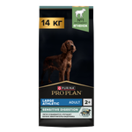 Корм сухой для собак PRO PLAN SENSITIVE DIGESTION 14 кг с ягнёнком для крупных пород