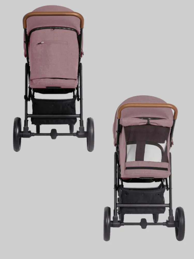 Коляска прогулочная Carrello Polo CRL-5519 розовый - фото 4