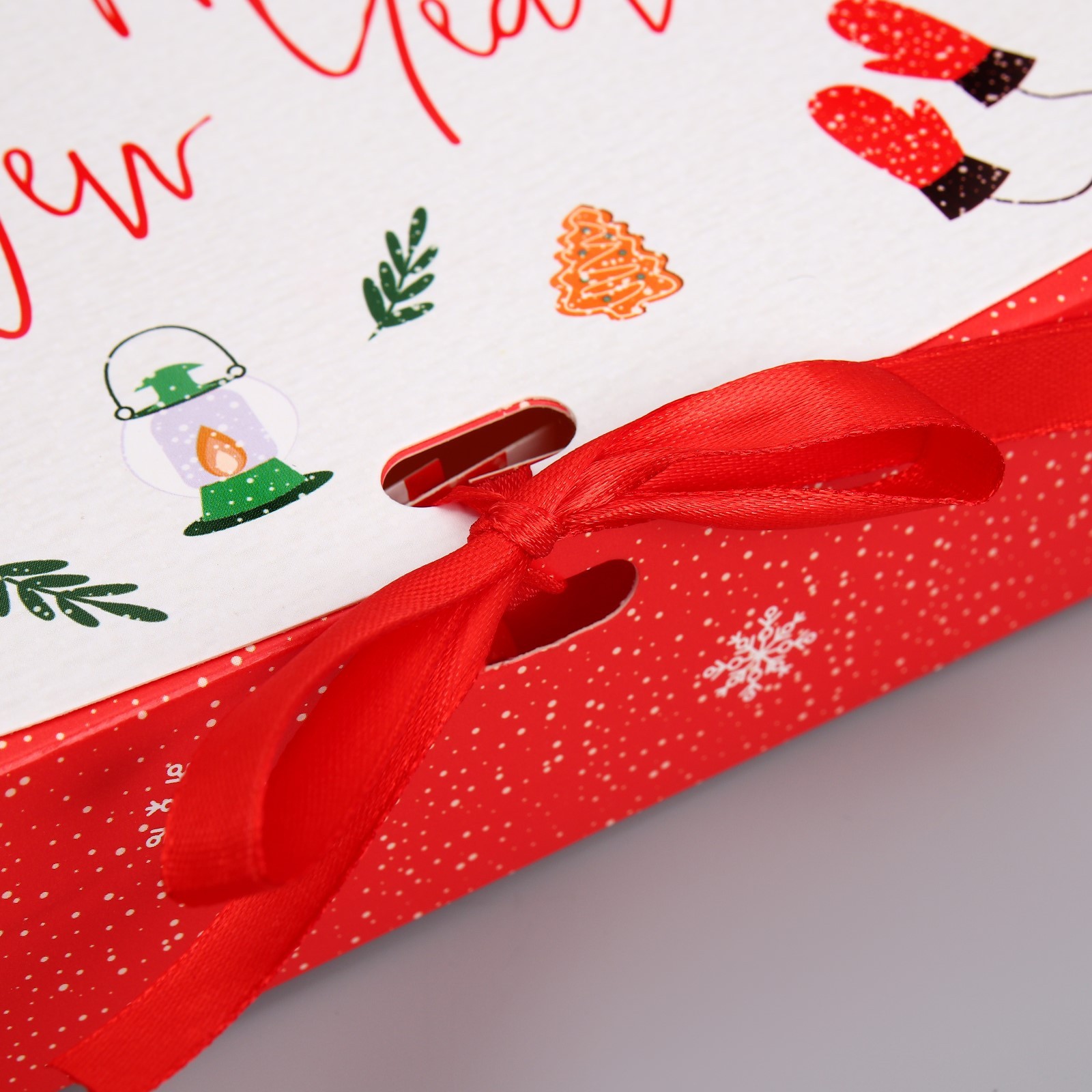 Коробка подарочная Дарите Счастье "Счастливого праздника", 20 х 18 х 5 см - фото 4