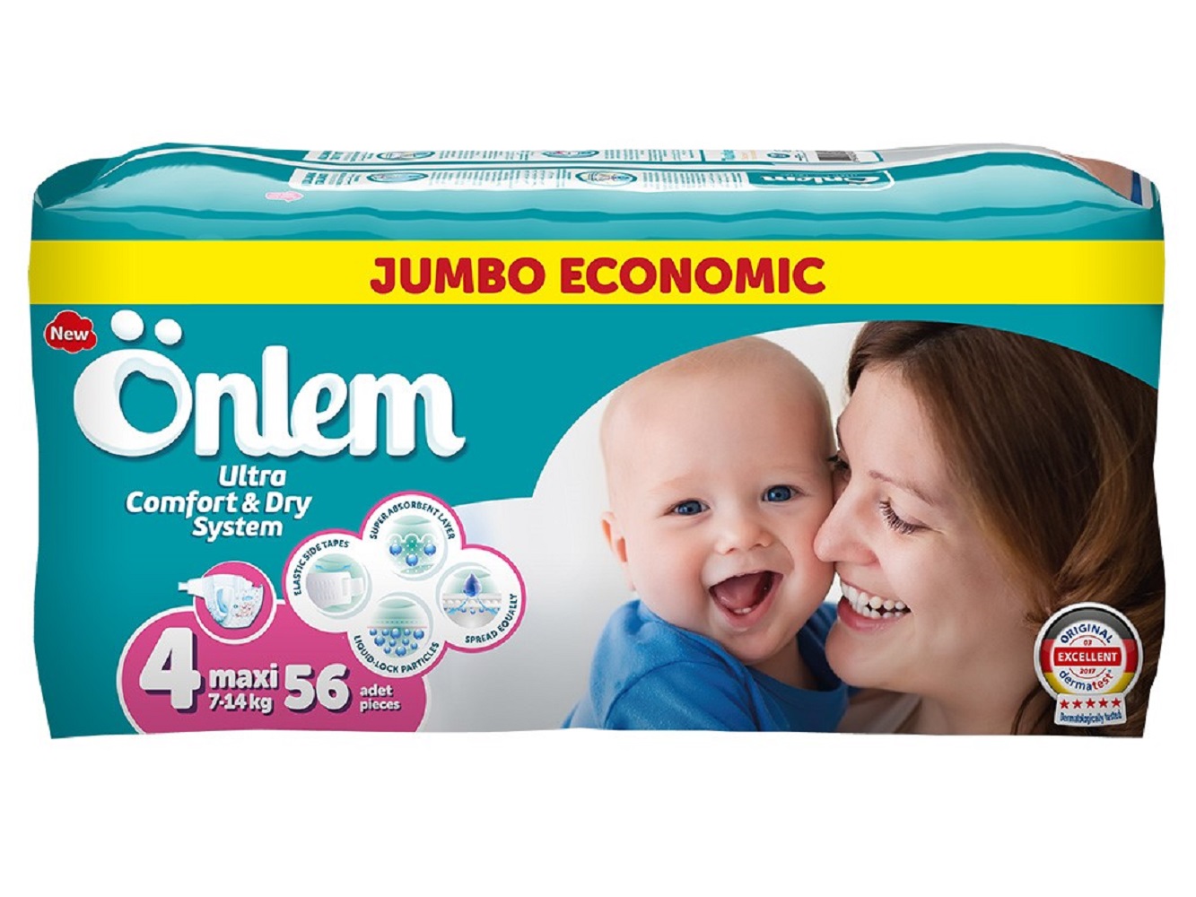 Подгузники Onlem для новорожденных 4 (7-14 кг) 56 шт. - фото 11