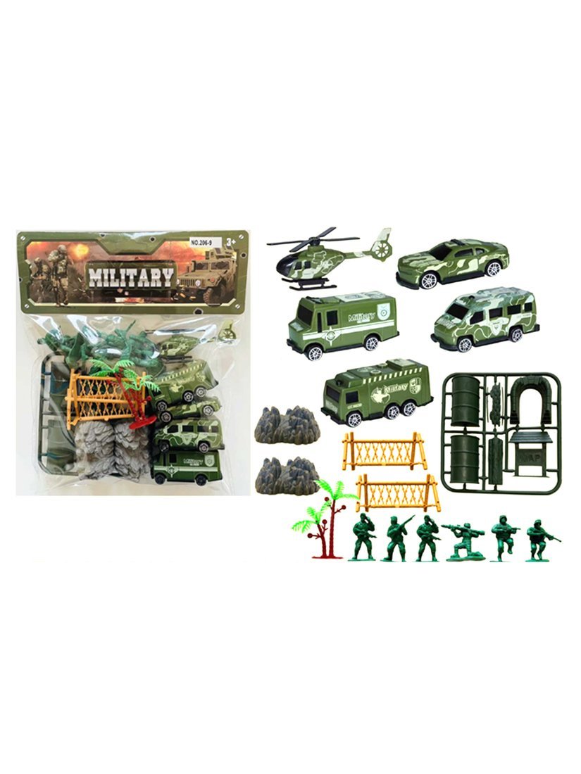 Игровой набор Наша Игрушка машинки и солдатики - фото 1