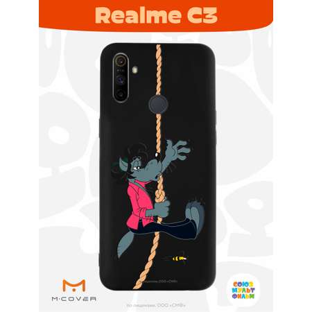 Силиконовый чехол Mcover для смартфона Realme C3 Союзмультфильм Полет волка