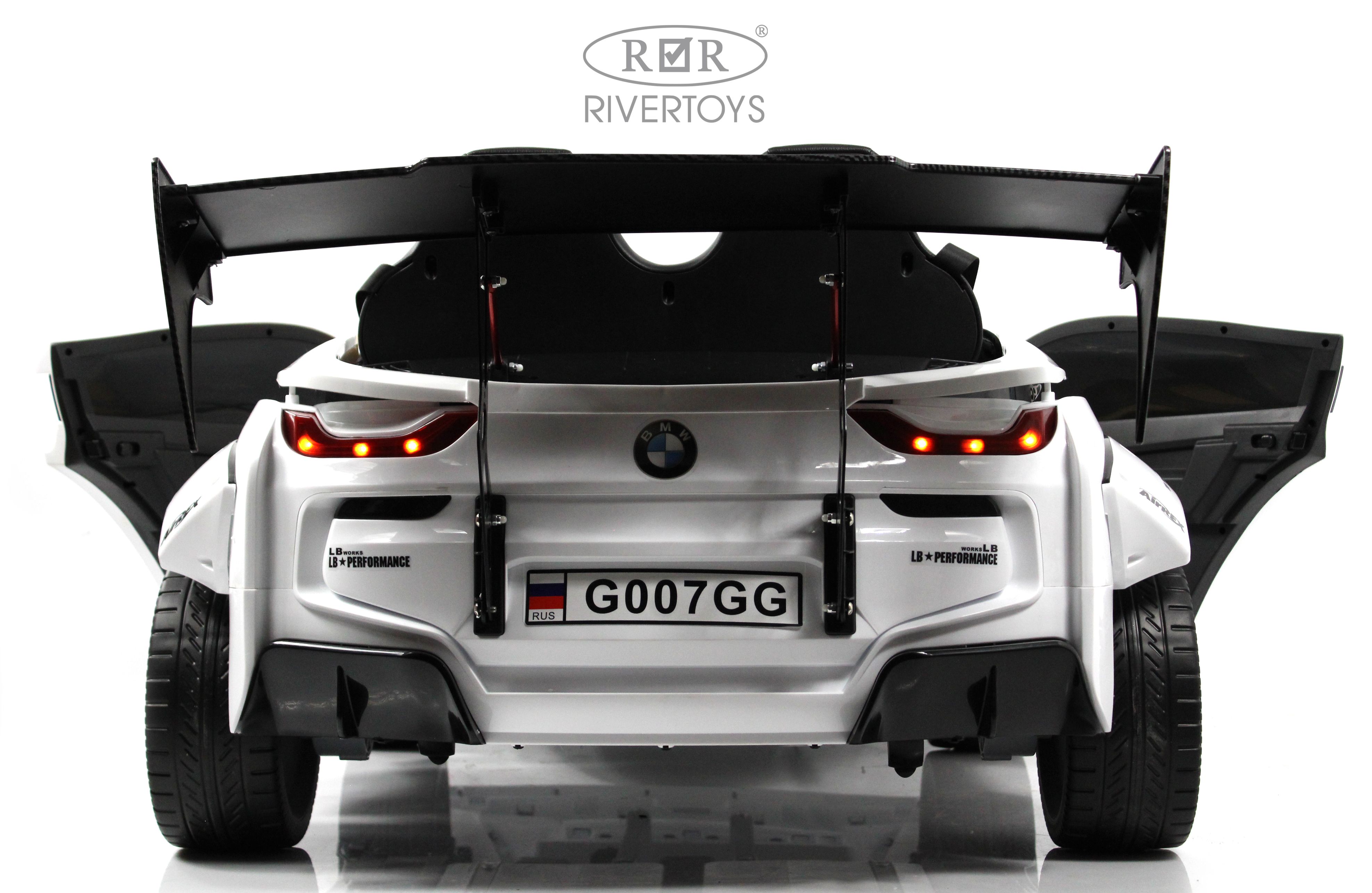 Электромобиль RIVERTOYS BMW G007GG-WHITE С пультом ДУ - фото 23