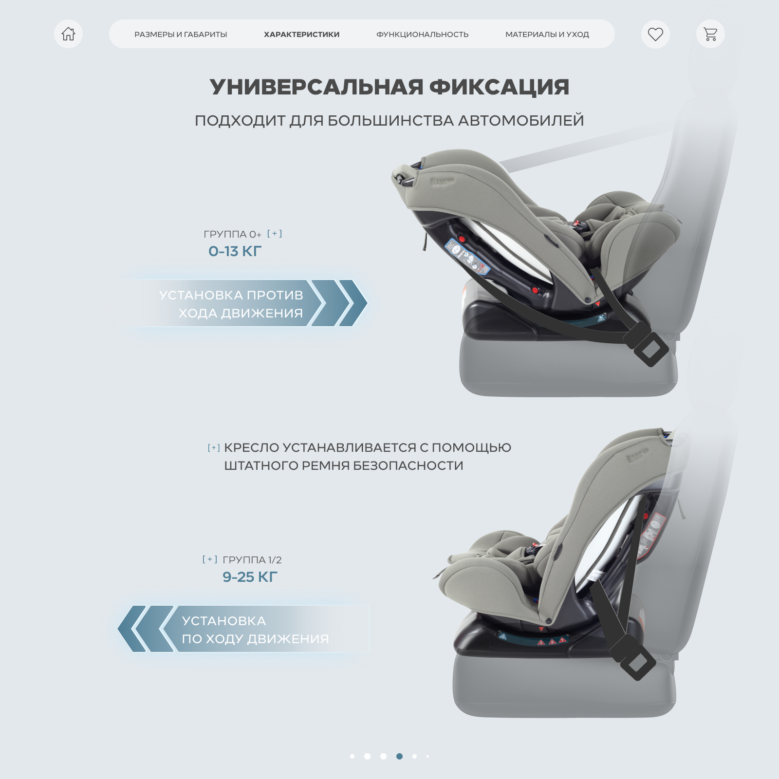 Автокресло Rant Basic Rally next 0+/1/2 (0-25 кг) зеленый - фото 3