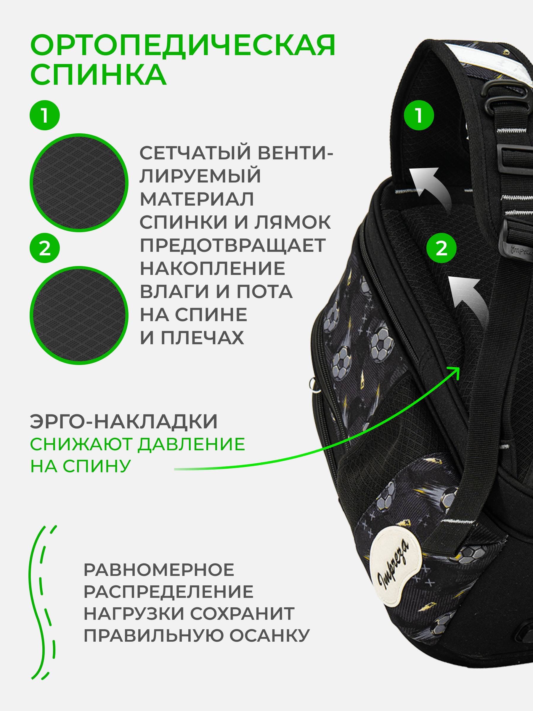 Рюкзак Impreza А189(А095) - фото 6