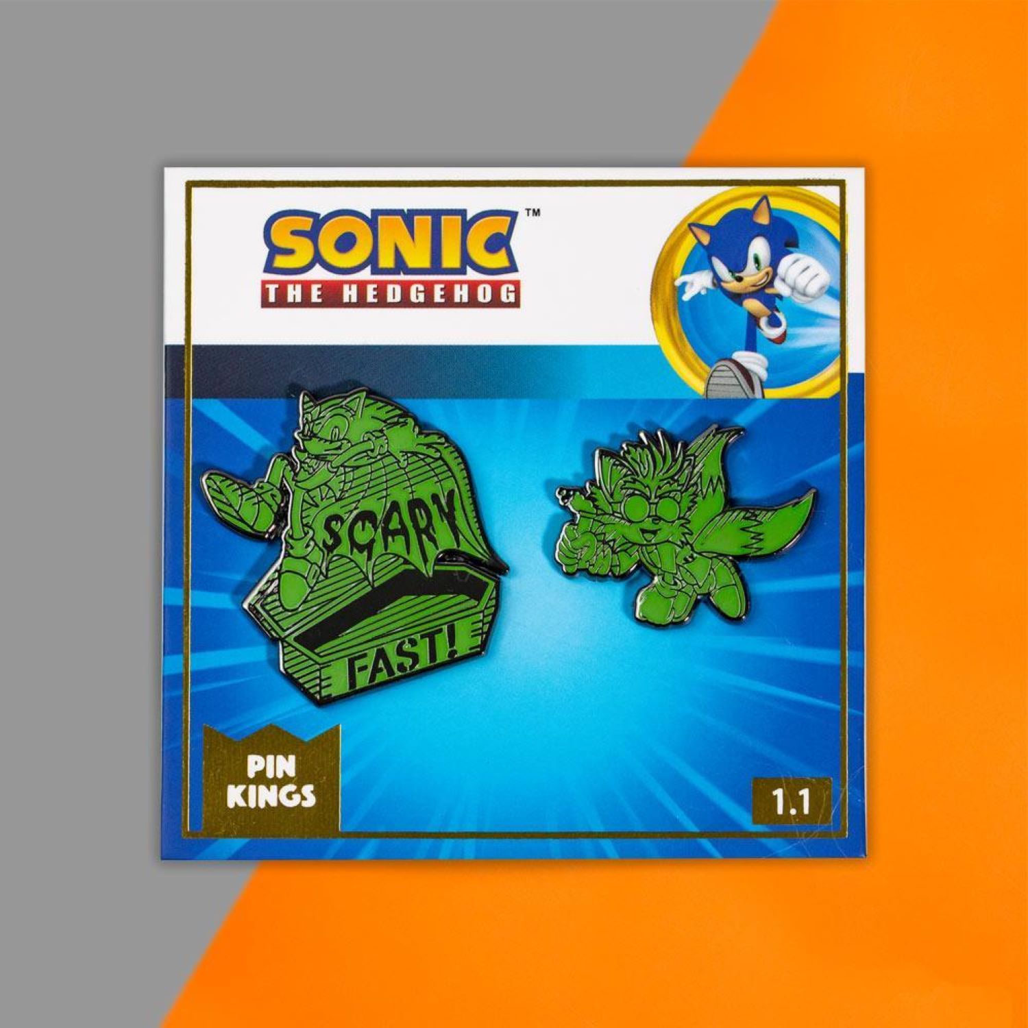 Значок Sonic The Hedgehog 2 шт. - фото 4
