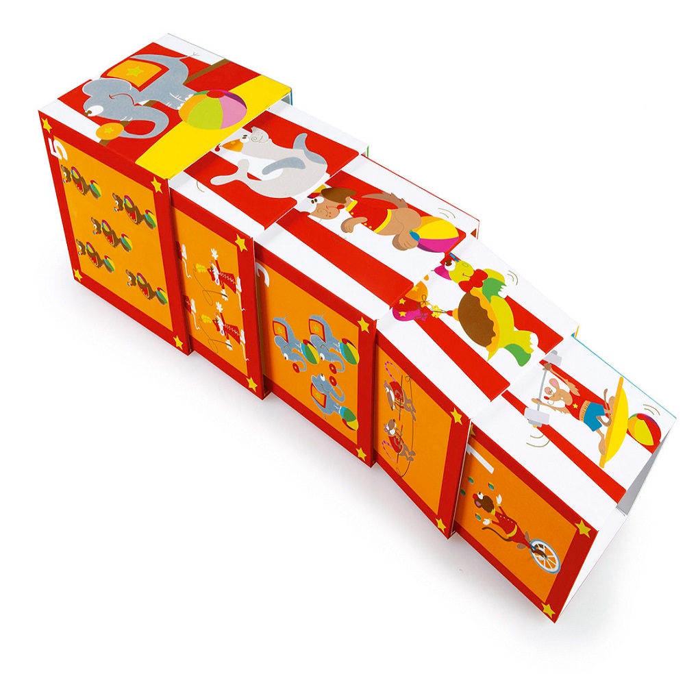 Игрушка Scratch кубики Башня Цирк - фото 7