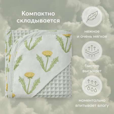 Полотенце с капюшоном Happy Baby на уголке