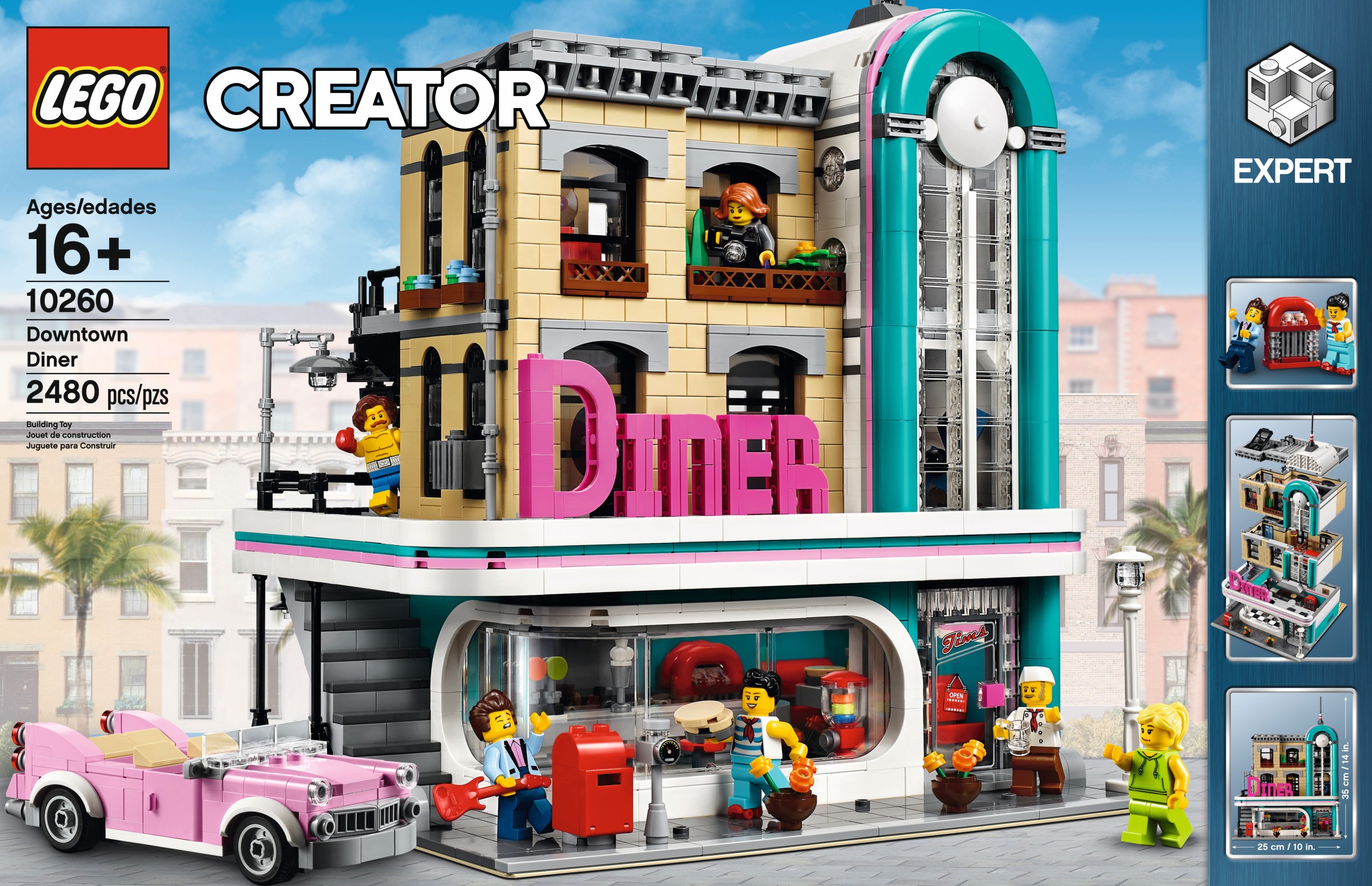 Конструктор LEGO Creator 10260 2480 дет. - фото 25