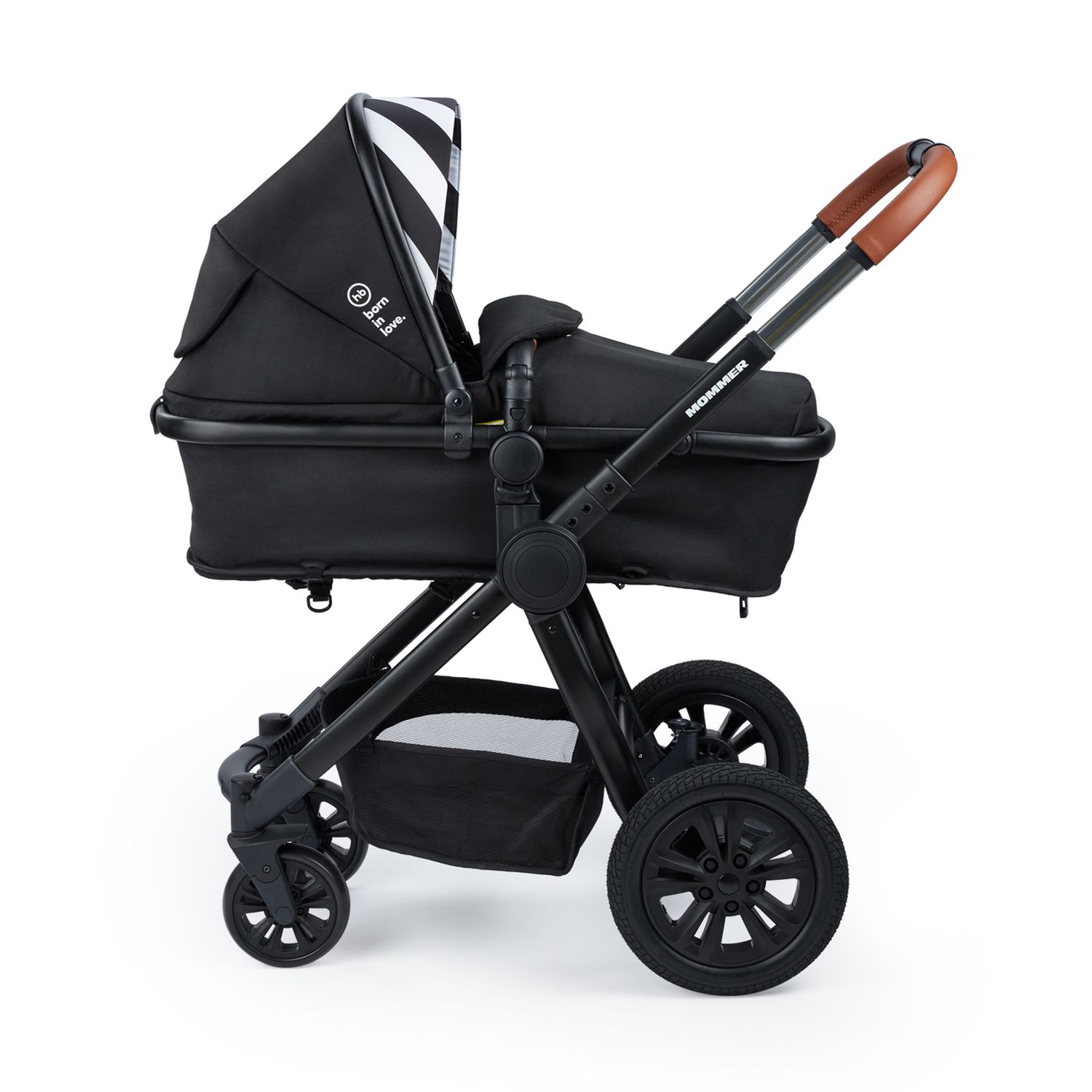 Коляска трансформер Happy Baby черный - фото 6