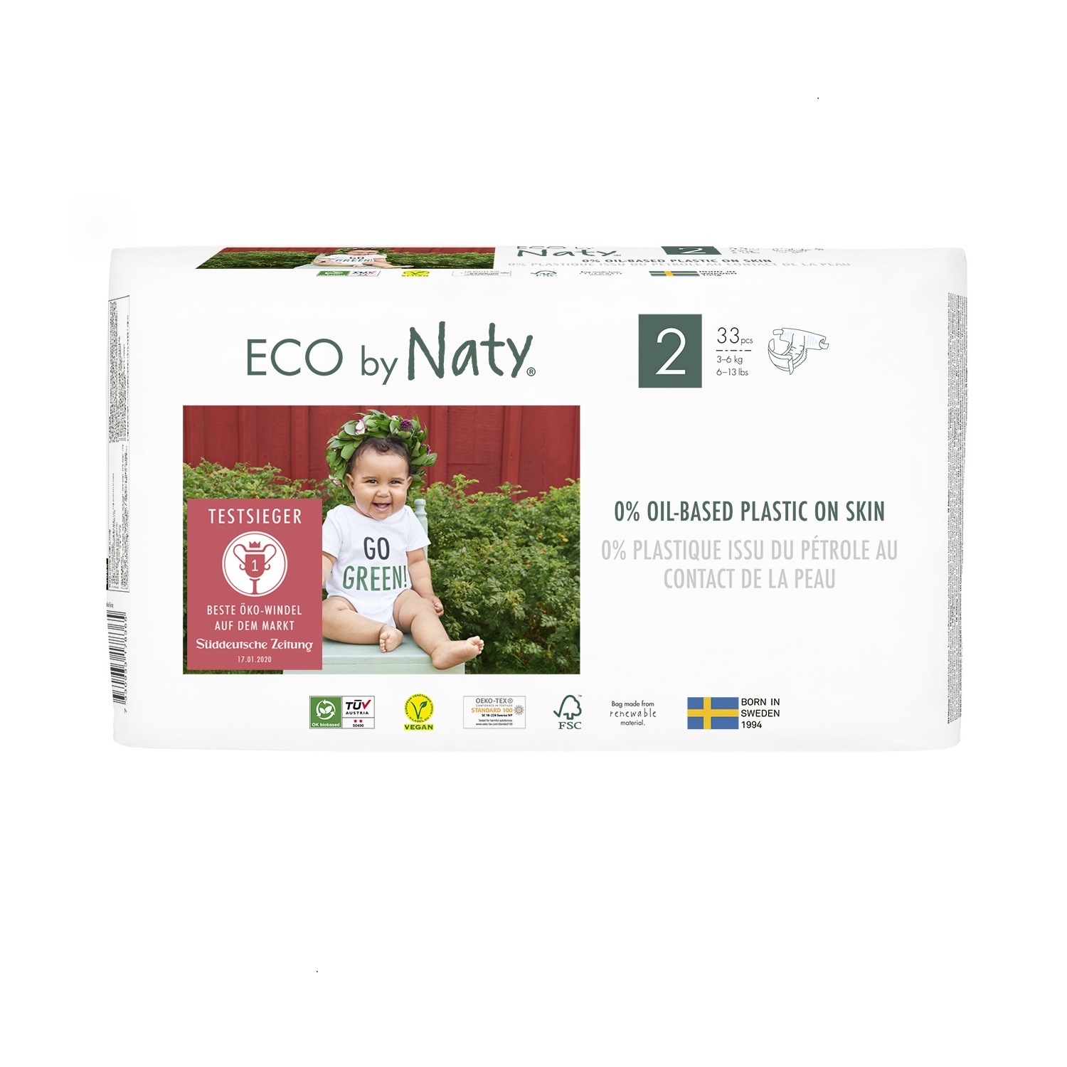 Подгузники Naty 2 33 шт. - фото 2