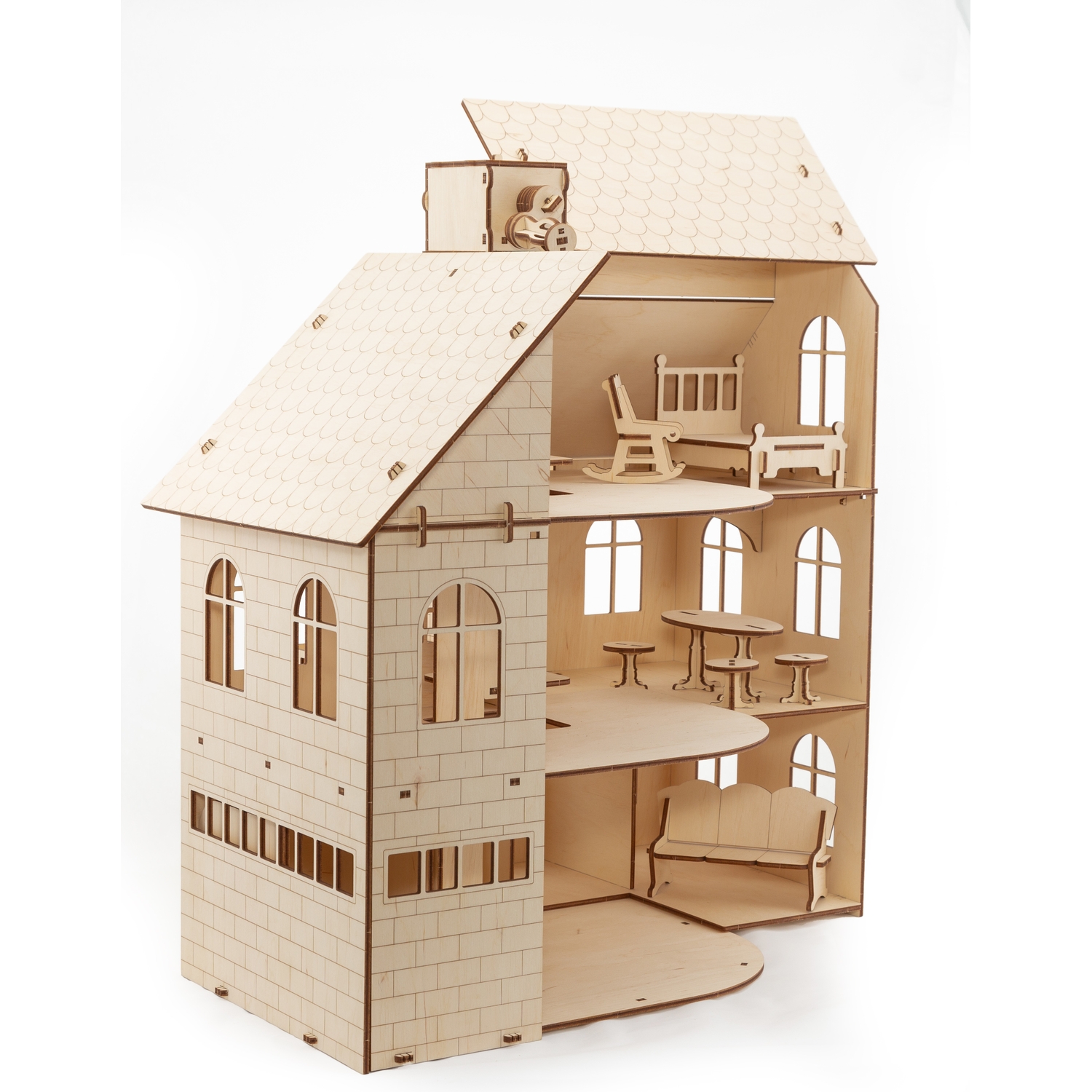 Домик для кукол Eco Wood Art EHouse - фото 10