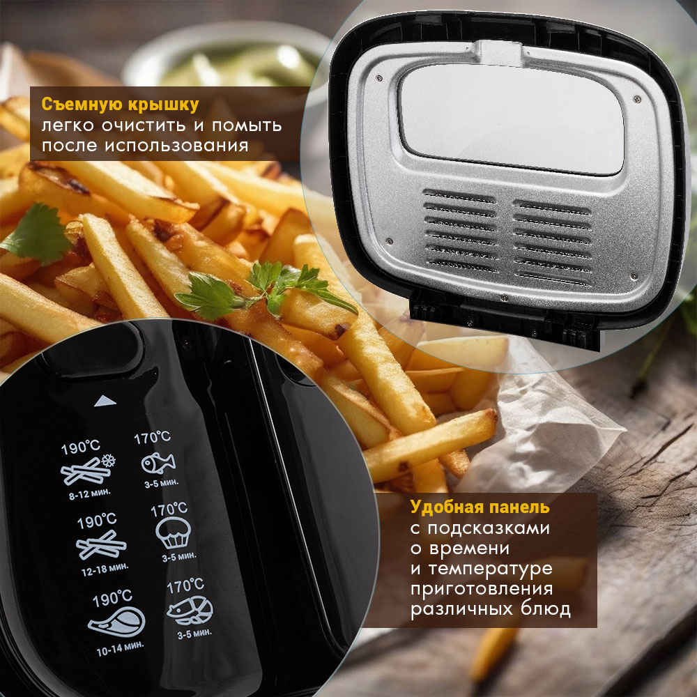 Электрическая фритюрница ENDEVER Skyline FR-110 - фото 4