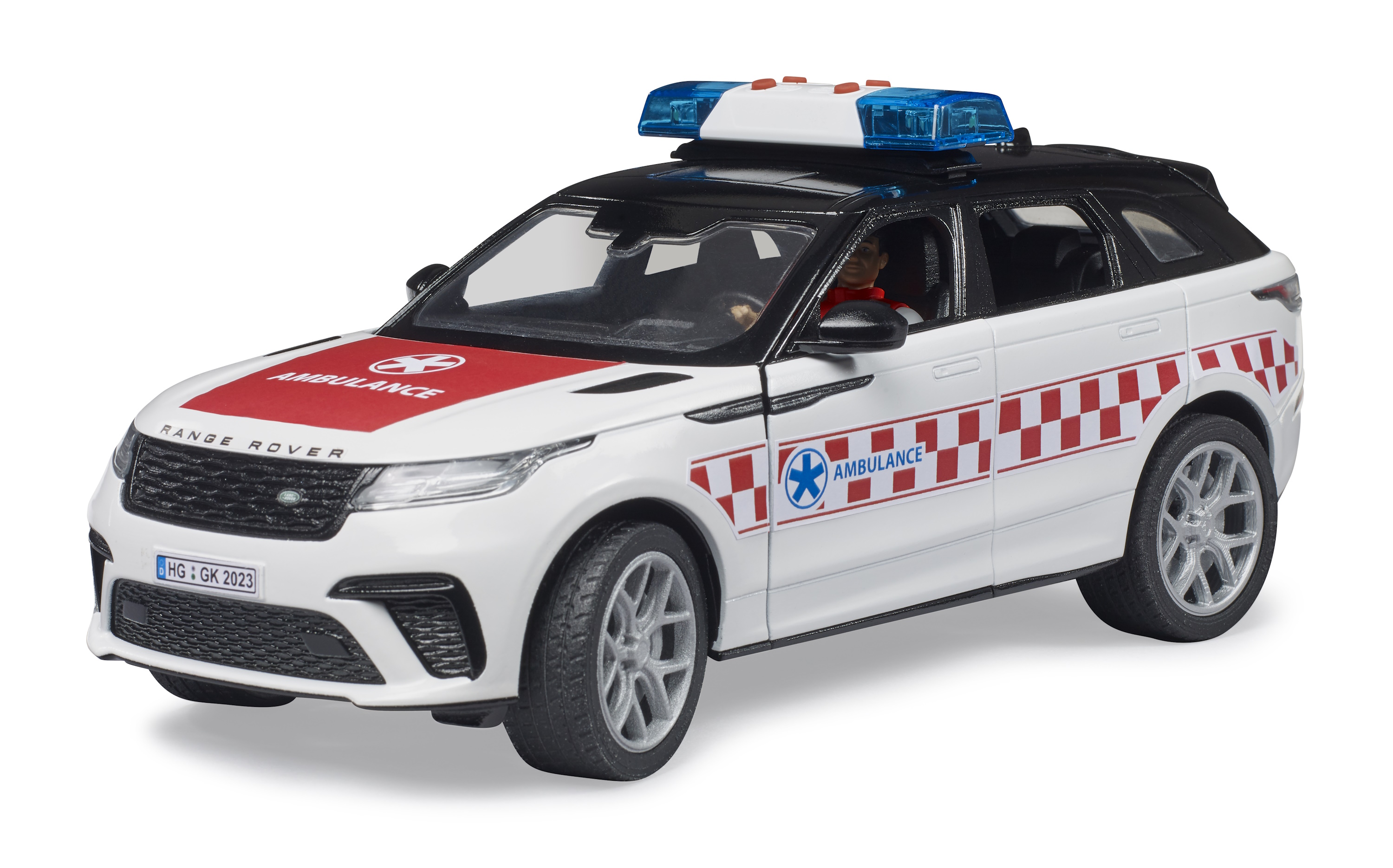 Скорая помощь Bruder Land Rover 1:16 02-885 - фото 6