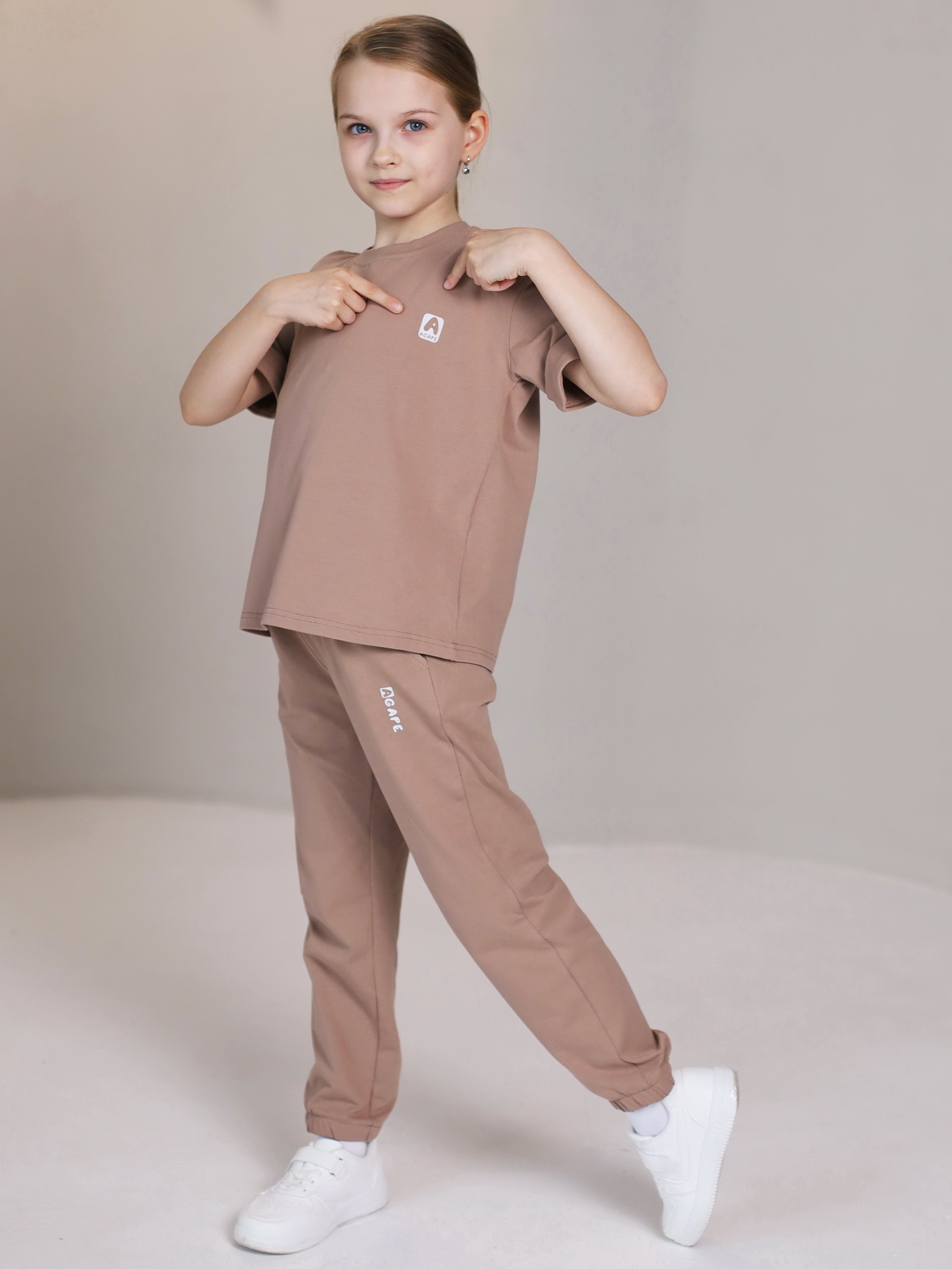 Костюм Агапэ 8017_капучино - фото 3