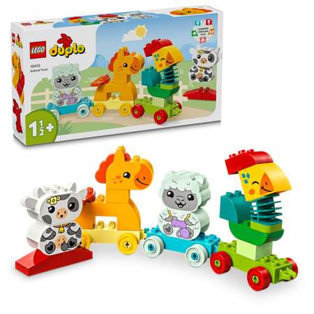 Конструктор LEGO DUPLO Поезд с животными блочный