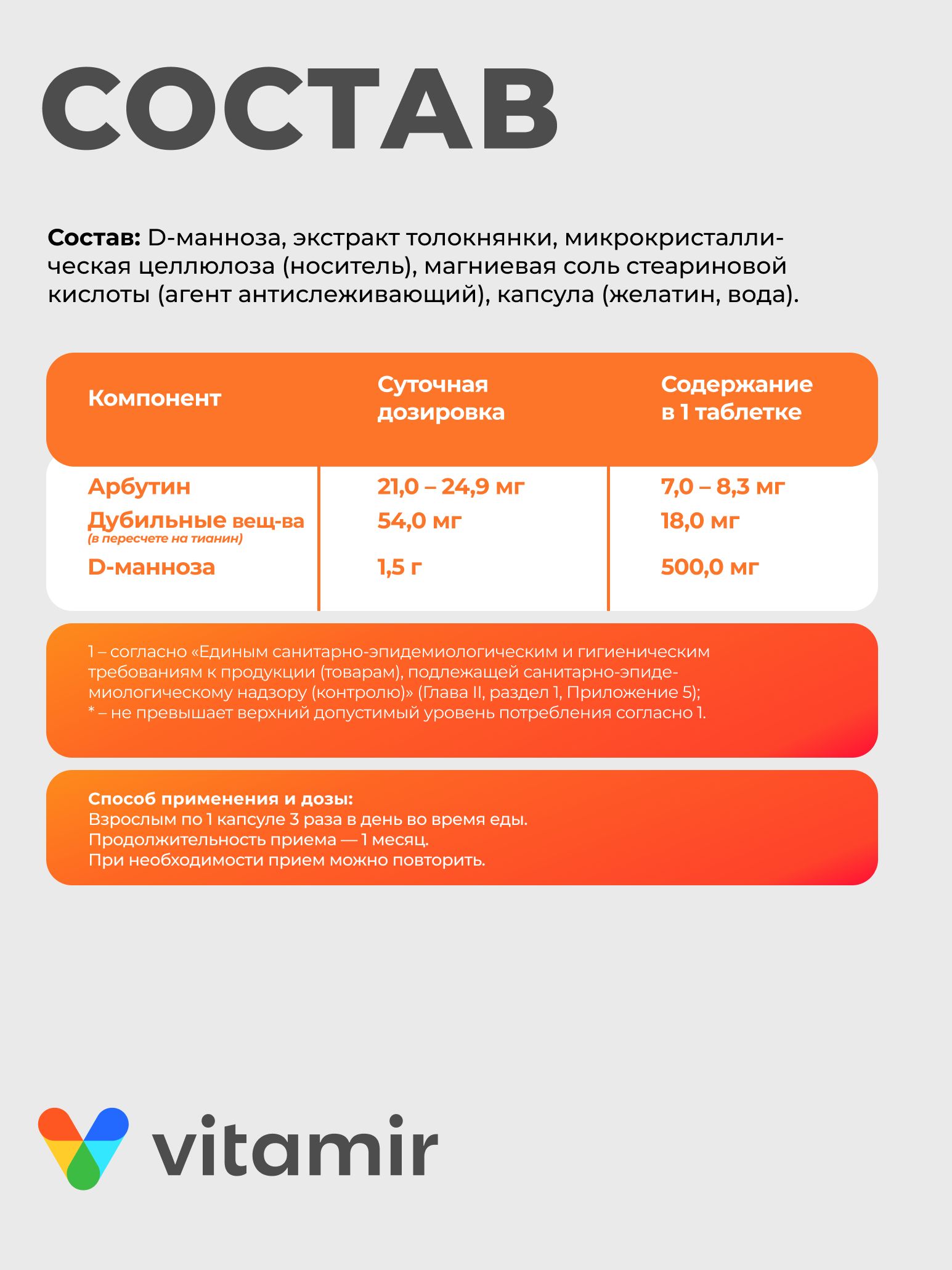 БАД при урологических нарушениях VITAMIR для женщин - фото 3