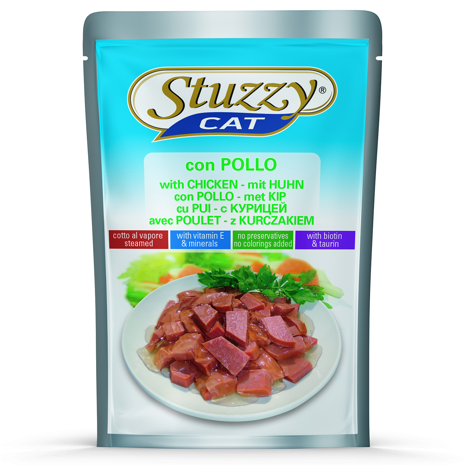 Корм для кошек Stuzzy с курицей консервированный 100г - фото 1