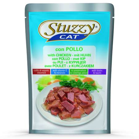 Корм для кошек Stuzzy с курицей консервированный 100г